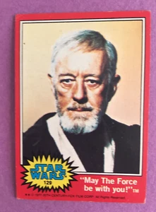1977 Star Wars Card - Red Series #129 "May the Force be with you" - Picture 1 of 2