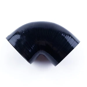 5" ID 127mm 90 Degree Elbow Hose Silicone Intake Intercooler Pipe Black - Picture 1 of 6
