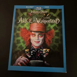 Alice in Wonderland Blu-ray + DVD 2010 2-Disc w/Slipcover DISNEY NEW SEALED - Picture 1 of 3