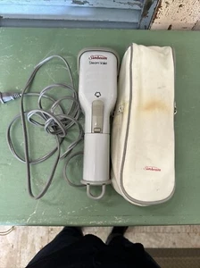 Sunbeam Steam Valet Model 10079 Vintage Steamer Brush Hand-held w/ Case - Picture 1 of 10