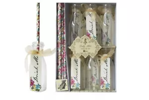 Alice In Wonderland Favor Bottles Straws And Tags Tea Party Birthday NIB - Picture 1 of 6