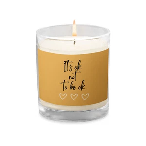 Ok Glass jar soy wax candle - Picture 1 of 2