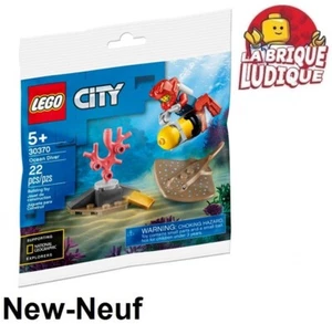 Lego Polybag City Diver plongeur mer poisson raie corail lingot rocher 30370 NEW - Picture 1 of 1