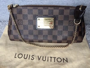 Louis Vuitton Damier Ebene Eva Clutch - Picture 1 of 7
