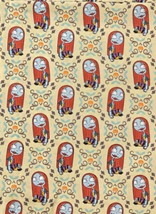 Nightmare Before Christmas Sally on Beige 100% Cotton Fabric FAT QUARTER 18"x21" - Picture 1 of 2