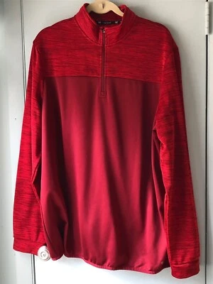 Tek Gear теплый Tek четверть молнии красный флис текстурированный - Изображение 1 из 4