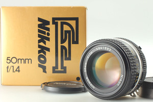 SIC [Unused in BOX] Nikon Ai-s Ais Nikkor 50mm F/1.4 MF Standard Lens From JAPAN