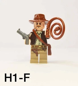 Lego Indiana Jones Minifigur 7627 7623 7625 7622 7628 7624 7626 Peitsche Umhängetasche - Bild 1 von 8