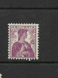 Switzerland Scott #166 mint lightly hinged 1909 high set value Helvetia og f/vf - Picture 1 of 2