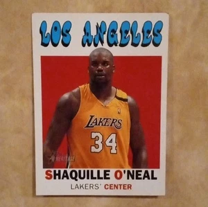 Shaquille O'Neal 2000-01 Topps Heritage Basketball Card #15 Los Angeles Lakers - Picture 1 of 3