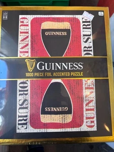 Puzzle Guinness For Sure 1000 Pezzi Foil Accento Pubblicità Tema Irlandese - Foto 1 di 1