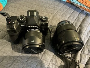 OM Systems OM-Mk II With 20mm 1.4 Pro And 12-40 2.8 Mk II Pro Lenses - Picture 1 of 6