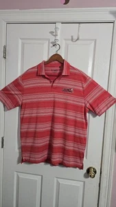 Polo Jacksonville State NCAA Columbia uomo rossa a righe manica corta XL - Foto 1 di 11