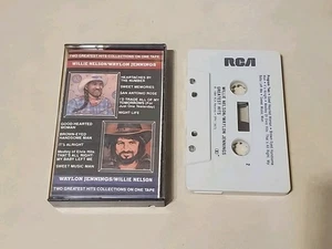 Willie Nelson & Waylon Jennings Greatest Hits Cassette RCA 1984 Country Legends - Picture 1 of 5