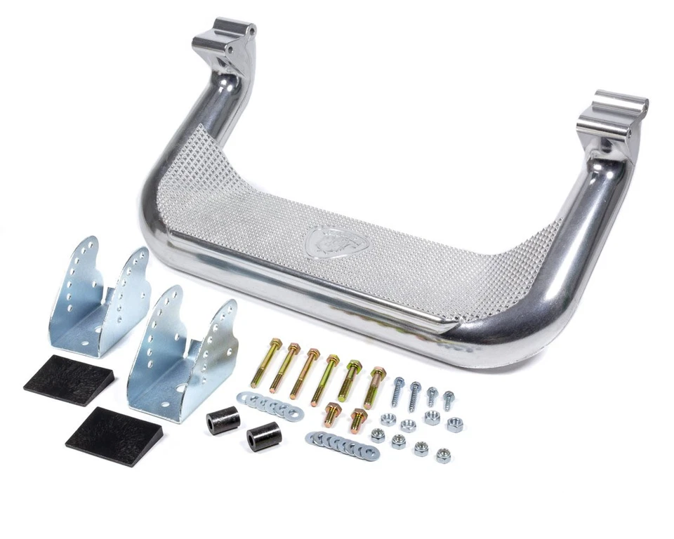 Escalón lateral de montaje de marco para Chevy Silverado 1500 1999-2010 paso de aro plateado 1 pieza Foto 1 de 1