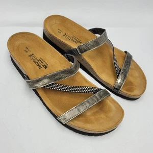 Naot Hawaii 7264 Sandalen Pantoletten Damen Gr. 10 EU 41 Leder ergonomisches Fußbett EUC! - Bild 1 von 12