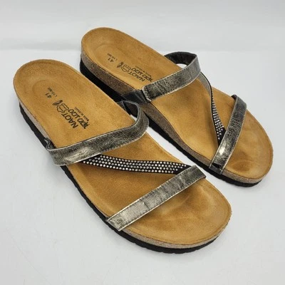 Sandalias Naot Hawaii 7264 Slide Mujer Talla 10 EU 41 Cuero Plantilla Ergonómica Usadas en Excelente Condición! Foto 1 de 4