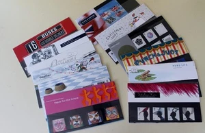 GB 2001 PRESENTATION PACKS COLLECTION OF 12 PACKS COMMEMORATIVE STAMPS MINT SETS - Picture 1 of 3