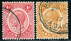 Stamps Jamaica, Scott # 61-62 used - Picture 1 of 1