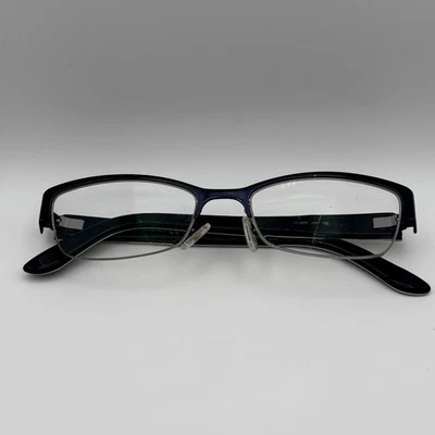 Armações de óculos Gucci GG 4213 9S6 listras azuis creme 51-17-135 fabricadas na Itália - Imagem 1 de 4