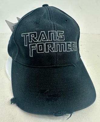 Gorra de béisbol Transformers totalmente negra bordada envejecida, Drew Pearson Foto 1 de 4