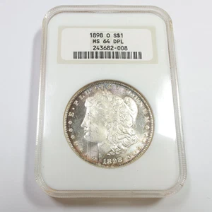 1898 O NGC MS64 DPL - Toned Silver Morgan Dollar $1 US Coin #57441A - Picture 1 of 4