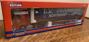 CORGI CC13227 DAF XF CURTAINSIDE - LV TRANSPORT (30TH ANNIVERSARY) - Picture 1 of 8