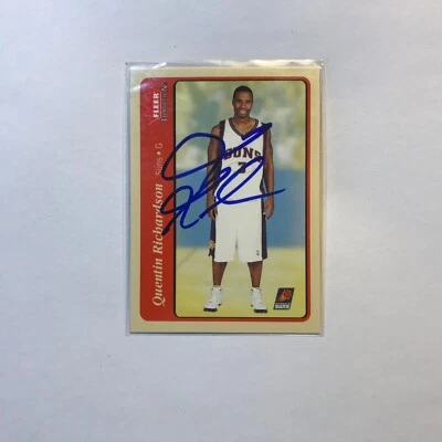 2004-05 Fleer Tradition #116 Quentin Richardson Autograph - Image 1 of 2