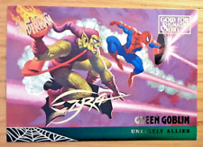 FLEER Ultra 95 Marvel Spider-Man Gold foil signature card 129 GREEN GOBLIN