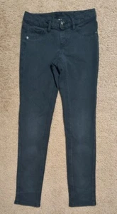 JUSTICE GIRLS Size 10 JEGGINGS MID RISE JEGGING Pants BLACK - Picture 1 of 3