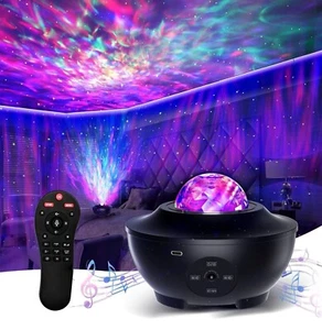Galaxy Projector Star Projector, White Noise Bluetooth Speakers Night Light - Picture 1 of 8