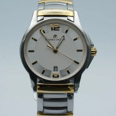 Cuarzo Maurice Lacroix Miros MI1018 Acero Buen Estado ML199 Foto 1 de 4