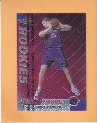 ALEKSANDAR RADOJEVIC 1999-00 FINEST ROOKIE #112 TORONTO RAPTORS "UNPEELED" NM-MT - Image 1 of 2