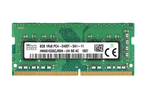 SK Hynix 8GB 1Rx8 PC4-2400T-SA1-11 Laptop Memory P/N: HMA81GS6CJR8N-UH Tested - Picture 1 of 3