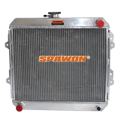 3Row SPAWON For Toyota Hilux YN60 YN63 YN65 RN85 YN50 YN57 1983-1998 MT Radiator - image 1 of 4