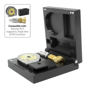 Reximex PCP, Single Shot & Fill Connector Slim Magazine Case Box Pretensis Myth - Picture 1 of 14