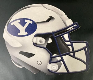 BYU Cougars Helmet Cutout, Brigham Young University Football, 12"x12" Wall Art - Picture 1 of 3