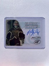2007-08 Upper Deck Ice Glacial Graphs Marty Turco #GG-MT Auto