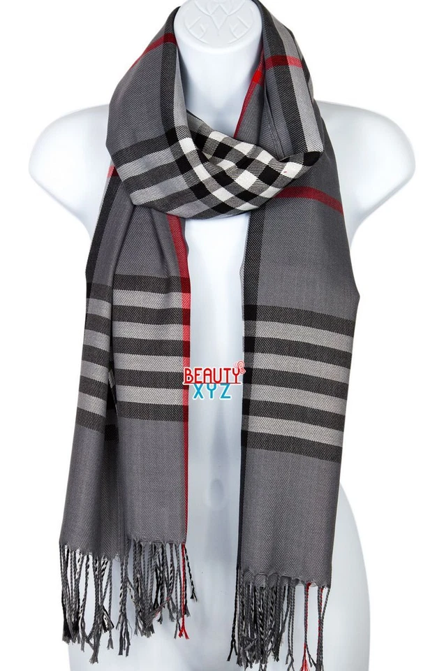 Manta Unisex De Gran Tamaño Tartán Bufanda Envoltura Mantón Cuadros Acogedora Pashmina a Cuadros Foto 1 de 1