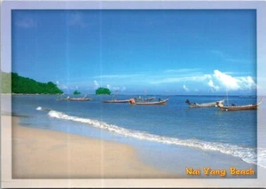 Naiyang Beach Thailand Postcard Nai Yang ~ Ships FREE - Picture 1 of 2