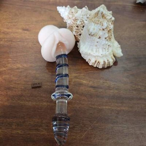 Glass Dildo for Women G-spot Massager Wand Butt Anal Plug Sex Toy Women Penis - Picture 1 of 24