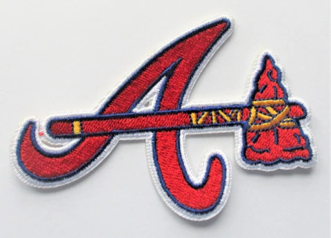 (1) LOT OF (1) MLB BASEBALL ATLANTA BRAVES EMBROIDERED PATCH PATCHES ITEM # 54 Cover