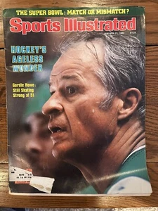 January 21 1980 - GORDIE HOWE - Sports Illustrated magazine - Vintage - Picture 1 of 1