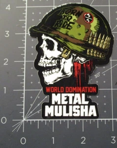 METAL MULISHA full jacket skull Skate STICKER motocross skateboard decal N - Picture 1 of 1
