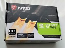 NUR BOX - MSI NVIDIA GeForce GT 1030 2GB Low Profile Grafikkarte NUR GPU BOX