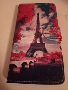 ZTE Blade 20 Eiffel Tower Paris Magnetic Leather Flip Wallet Stand Phone Case - Picture 1 of 10
