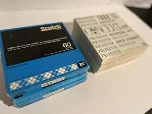 VINTAGE SCOTCH Highlander/Low Noise+Concertape 1800 Reel To Reel Recording Tapes - Picture 1 of 12