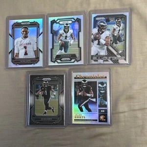 Jalen Hurts SSP, Case Hit, Prizm GOLD SILVER AND BLACK LOT 5 - Picture 1 of 21