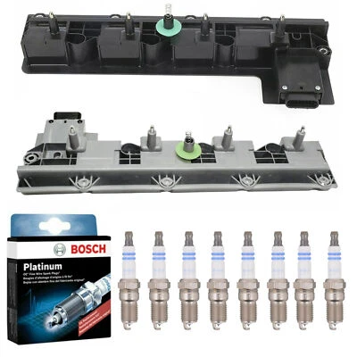 Bobina de encendido MotorKing y bujía Bosch Platinum para Deville Eldorado Sevilla Foto 1 de 4