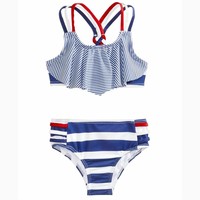 SO /"Mermaids/" 2-Pc Rashguard /& Bottom Set Little Girls Swimsuit XXS 4 XS 5//6